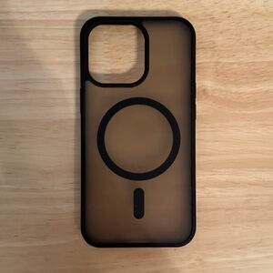 Black and Transparent iPhone 13 Pro Case